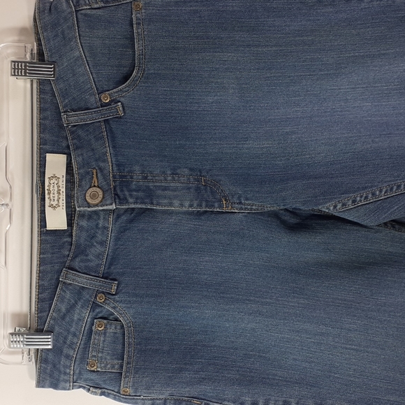 Merona Low Rise Boot Medium Vintage Wash Blue Jeans 12 Medium - Picture 8 of 16